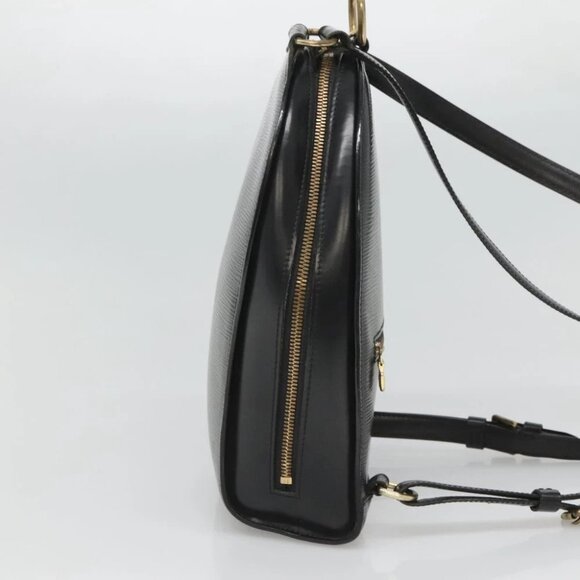 LOUIS VUITTON Epi Mabillon Backpack Black M52232 LV Auth - Picture 7 of 15
